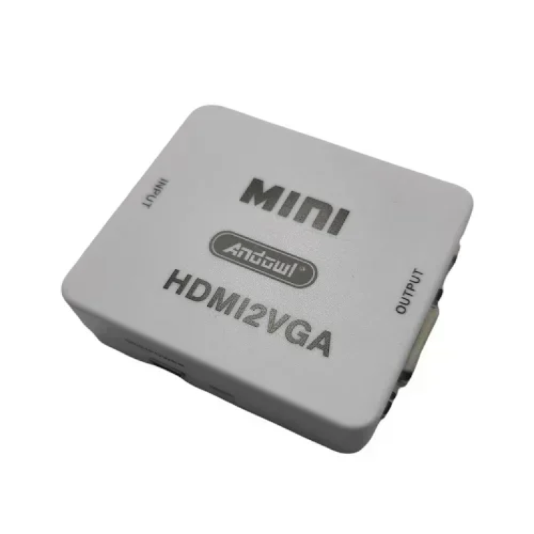 Μετατροπέας Andowl HDMI female σε VGA female Λευκό Q-JC145