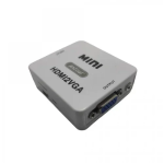 Μετατροπέας Andowl HDMI female σε VGA female Λευκό Q-JC145