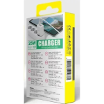Φορτιστής με 1 θύρα USB-C & 1 θύρα USB-A και Καλώδιο Type-C To Type-C Γρήγορης Φόρτισης 25W Andowl Q-PD96