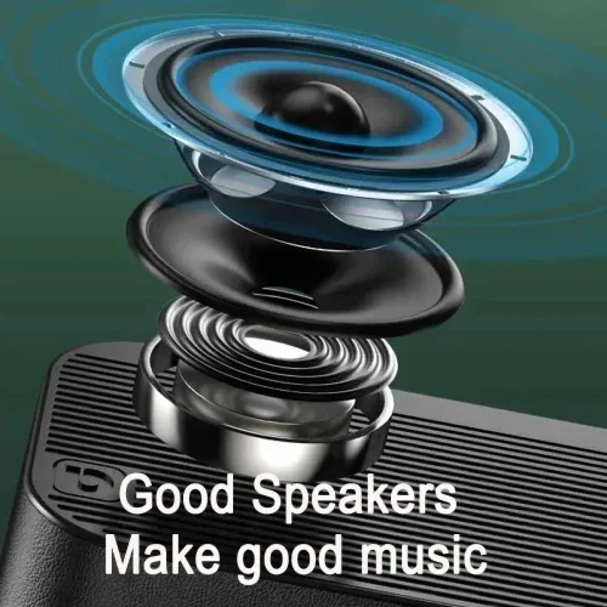 Επιτραπέζιο Ρολόι με Ξυπνητήρι και FM/ηχείο Bluetooth Andowl Q-YX126 Λευκό