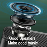 Επιτραπέζιο Ρολόι με Ξυπνητήρι και FM/ηχείο Bluetooth Andowl Q-YX126 Λευκό