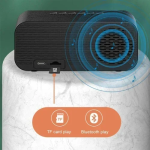 Επιτραπέζιο Ρολόι με Ξυπνητήρι και FM/ηχείο Bluetooth Andowl Q-YX126 Λευκό