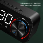 Επιτραπέζιο Ρολόι με Ξυπνητήρι και FM/ηχείο Bluetooth Andowl Q-YX126 Λευκό