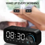 Επιτραπέζιο Ρολόι με Ξυπνητήρι και FM/ηχείο Bluetooth Andowl Q-YX126 Λευκό