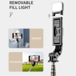 2 σε 1 Selfie-Stick και Τρίποδη Βάση Κινητού με Τηλεχειριστήριο - Andowl Q11S