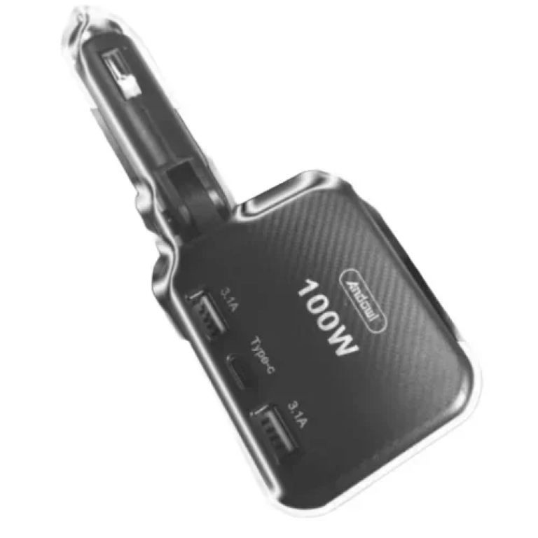Φορτιστής Αυτοκινήτου 100W με 2 θύρες USB Andowl Q-CA50