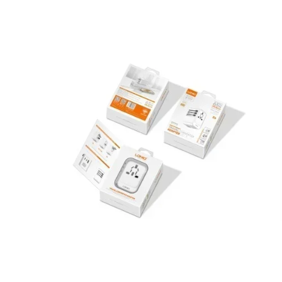 Ldnio Z6 Universal Αντάπτορας Ταξιδίου 65W 3 θύρες USB GaN