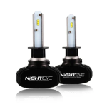 NIGHTEYE Προβολείς Αυτοκινήτου 2 τμχ LED H1 50W 12V/24V 8000LM 6500K A315 S1