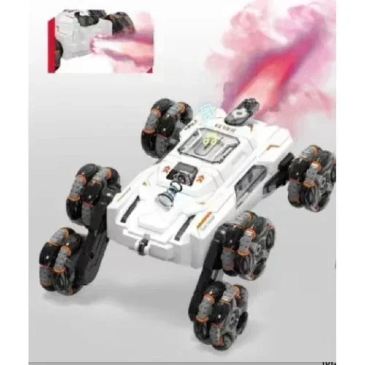 Τηλεκατευθυνόμενο Όχημα Off-Road 8WD RC με Περιστροφη 360 μοιρών & Χειριστήριο CX-101 Λευκό