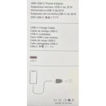 Φορτιστής 35W Με καλώδιο USB-C Λευκό