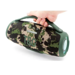 Φορητό Ασύρματο Ηχείο 30W Bluetooth με LED Φωτισμό TG-418 Camo green