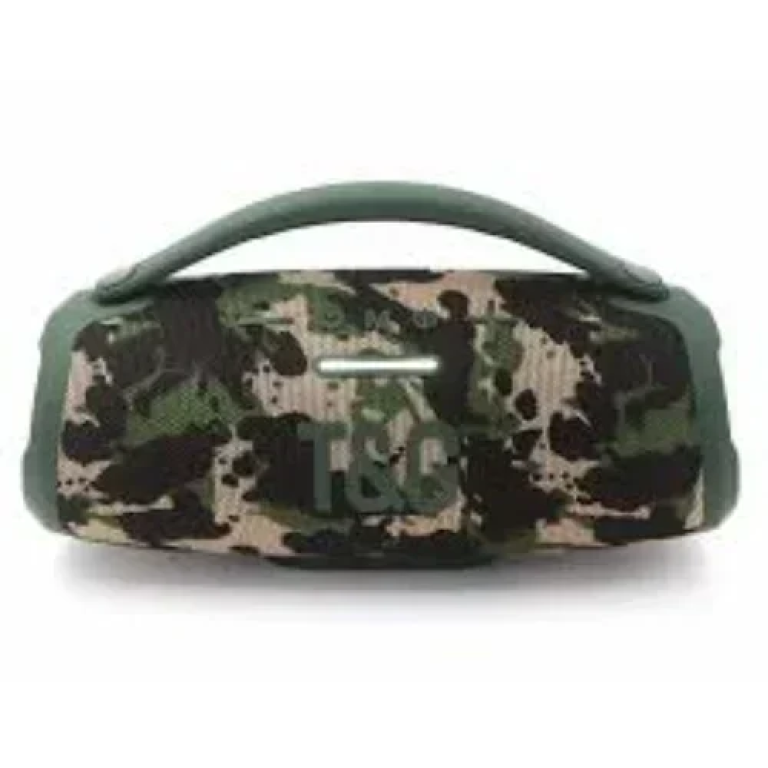 Φορητό Ασύρματο Ηχείο 30W Bluetooth με LED Φωτισμό TG-418 Camo green