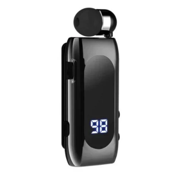 EION TM-K55 In-ear Bluetooth Handsfree Ακουστικό Πέτου - Ασημί/Μαύρο