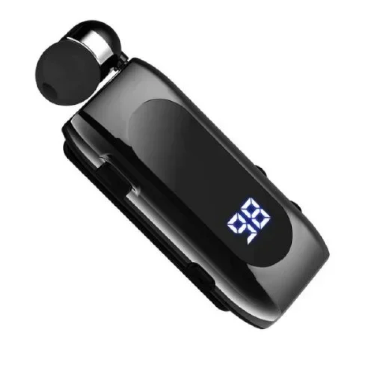 EION TM-K55 In-ear Bluetooth Handsfree Ακουστικό Πέτου - Ασημί/Μαύρο