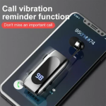 EION TM-K55 In-ear Bluetooth Handsfree Ακουστικό Πέτου - Ασημί/Μαύρο