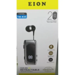EION TM-K55 In-ear Bluetooth Handsfree Ακουστικό Πέτου - Ασημί/Μαύρο