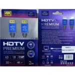 Καλώδιο HDTV 2K-4K-HDR High Speed HDMI 2K-4K 2m