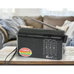 Φορητό Ρετρό Ραδιόφωνο AM/FM/SW 4 ζωνών FP-803 Μαύρο