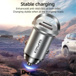 Awei C-854 Mini Φορτιστής Αυτοκινήτου PD+QC 30W με 2 θύρες & Γρήγορη φόρτιση