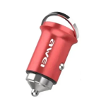 Awei C-854 Mini Φορτιστής Αυτοκινήτου PD+QC 30W με 2 θύρες & Γρήγορη φόρτιση - Κόκκινο