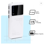 Power Bank 20000mAh με 3 Θύρες & Oθόνη LED - Λευκό