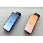 K67 In-ear Bluetooth Ακουστικό Πέτου με LCD Οθόνη Ένδειξης Μπαταρίας - Μπλε