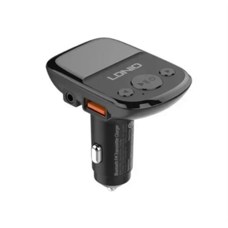 Φορτιστής Αυτοκινήτου Bluetooth FM Transmitter με Καλώδιο USB to Lightning LDNIO C706Q