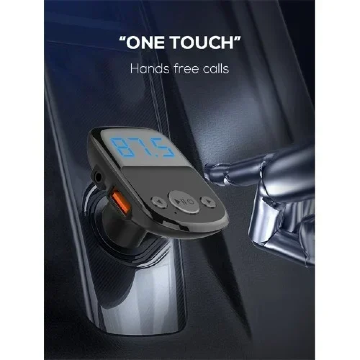 Φορτιστής Αυτοκινήτου Bluetooth FM Transmitter με Καλώδιο USB to Lightning LDNIO C706Q