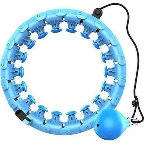 Hula Hoop Massager - Όργανο Εκγύμνασης, Μασάζ Και Αδυνατίσματος- Το Στεφάνι Hula Hoop Που Δεν Πέφτει Ποτέ - Μπλε