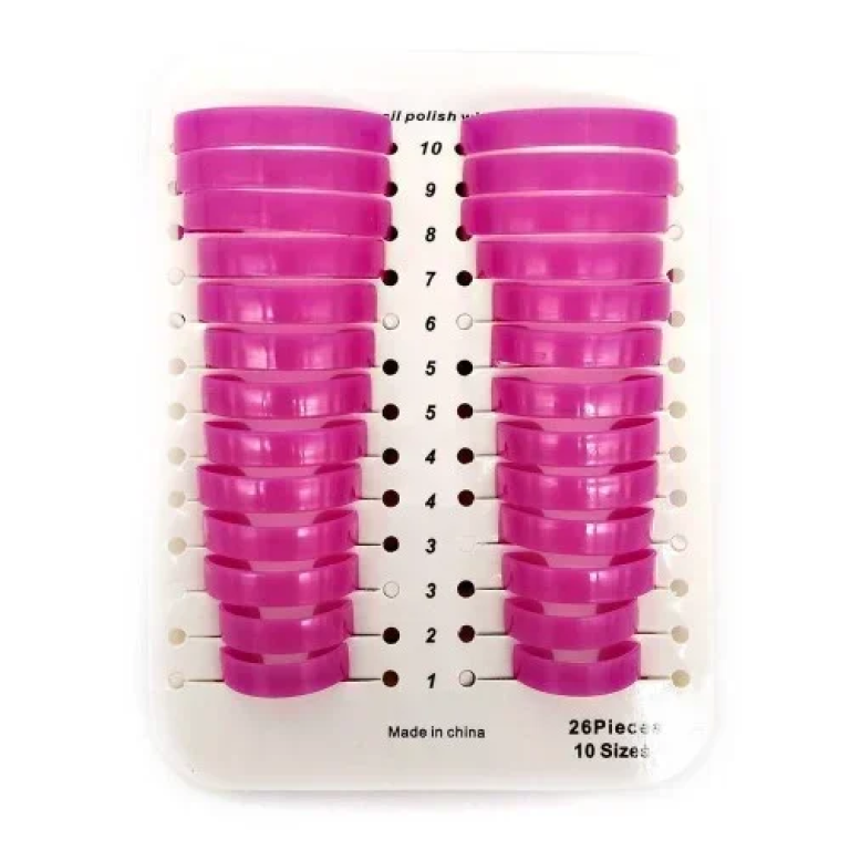 Στένσιλ Θήκες Νυχιών για Εύκολο Βάψιμο 10 μεγέθη 26 Τεμάχια