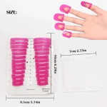 Στένσιλ Θήκες Νυχιών για Εύκολο Βάψιμο 10 μεγέθη 26 Τεμάχια