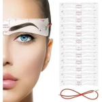 Κιτ για Μακιγιάζ Φρυδιών με 12 Στένσιλ