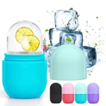 Ice Roller Ρολό Μασάζ για πρόσωπο και μάτια σε Θήκη Σιλικόνης - Mπλε