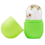 Ice Roller Ρολό Μασάζ για πρόσωπο και μάτια σε Θήκη Σιλικόνης - Πράσινο