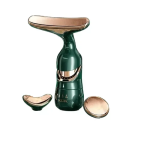 Συσκευή Μασάζ Προσώπου 3 σε 1 κατά των ρυτίδων Επαναφορτιζόμενη - Πράσινο