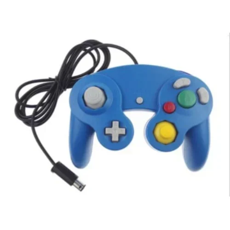Ενσύρματο Χειριστήριο για Wii Nintendo Gamecube - Μπλε
