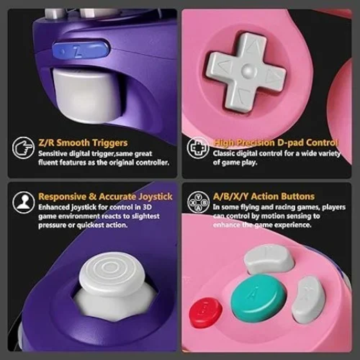 Ενσύρματο Χειριστήριο για Wii Nintendo Gamecube