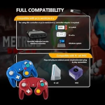 Ενσύρματο Χειριστήριο για Wii Nintendo Gamecube