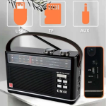 CMIK MK-910BT Φορητό Ραδιόφωνο Επαναφορτιζόμενο με USB Μαύρο