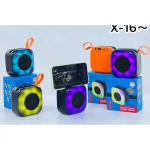 Μίνι Φορητό Ασύρματο Ηχείο Bluetooth με RGB LED Φωτισμό X-16 Μαύρο