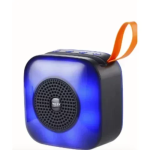 Μίνι Φορητό Ασύρματο Ηχείο Bluetooth με RGB LED Φωτισμό X-16 Μαύρο/Μπλε