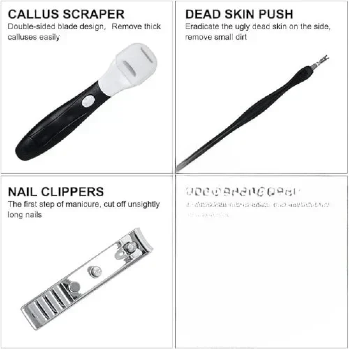 Σετ Εργαλείων Πεντικιούρ Nail & Foot Care Kit 5τμχ