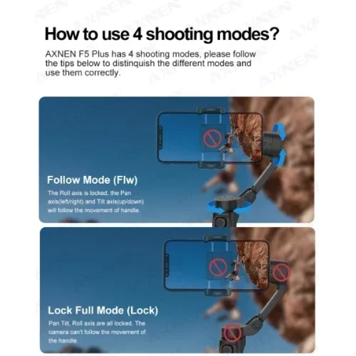 F5 Plus Gimbal Τηλεφώνου με 3 Άξονες Αντικραδασμικό, Λειτουργία Inception, Παρακολούθηση Προσώπου, Τηλεχειριστήριο, Συμπαγές – Μαύρο