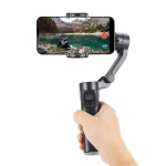 F5 Plus Gimbal Τηλεφώνου με 3 Άξονες Αντικραδασμικό, Λειτουργία Inception, Παρακολούθηση Προσώπου, Τηλεχειριστήριο, Συμπαγές – Μαύρο