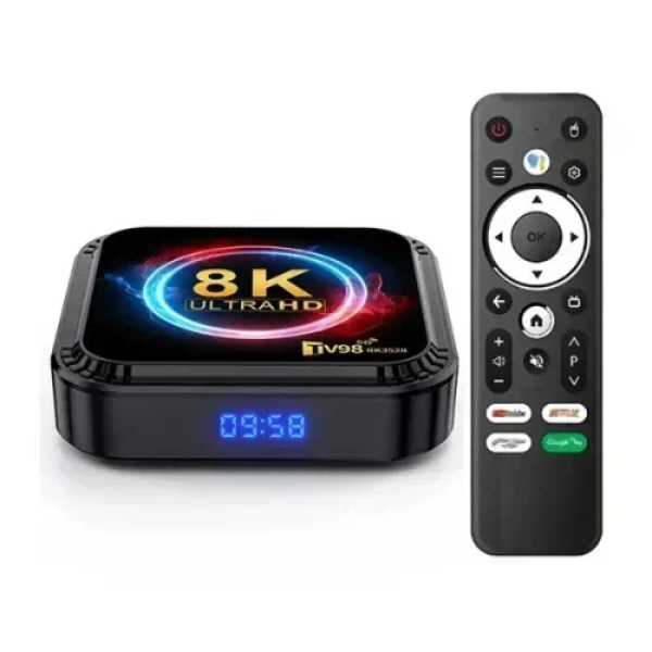 RK3528 TV Box TV98 8K Android 13 Quad-core 2.4G&5G Dual Band Wifi+BT5.0