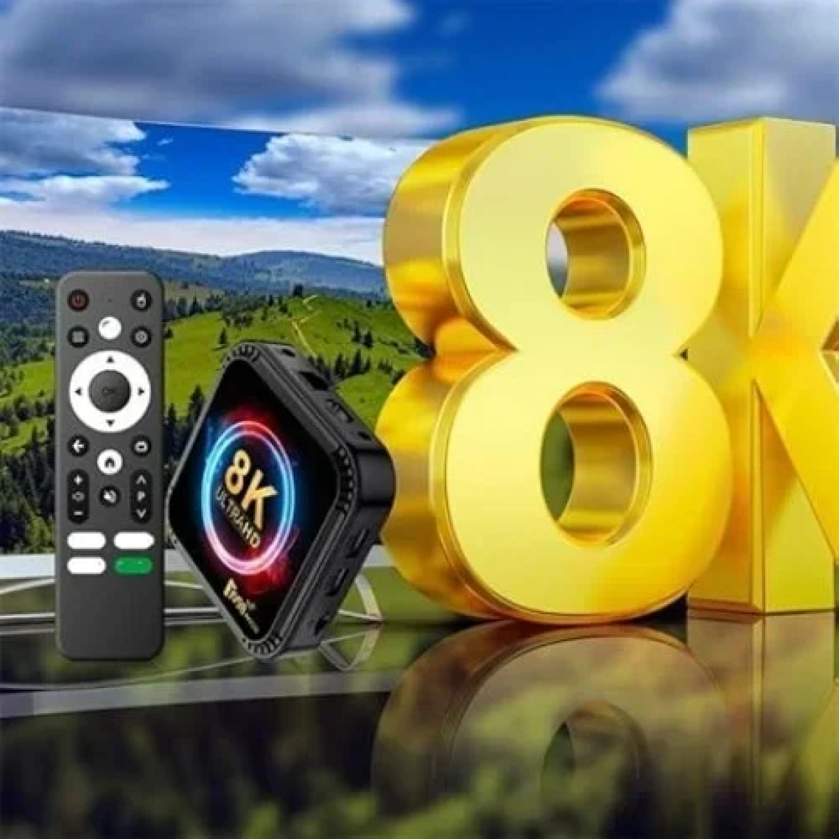 RK3528 TV Box TV98 8K Android 13 Quad-core 2.4G&5G Dual Band Wifi+BT5.0