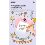 Ψηφιακή Παιδική Φωτογραφική Μηχανή στιγμιαίας εκτύπωσης με Αξεσουάρ Baby Unicorn Ροζ