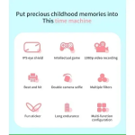 Ψηφιακή Παιδική Φωτογραφική Μηχανή στιγμιαίας εκτύπωσης με Αξεσουάρ Baby Unicorn Ροζ