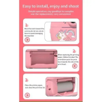 Ψηφιακή Παιδική Φωτογραφική Μηχανή στιγμιαίας εκτύπωσης με Αξεσουάρ Baby Unicorn Ροζ