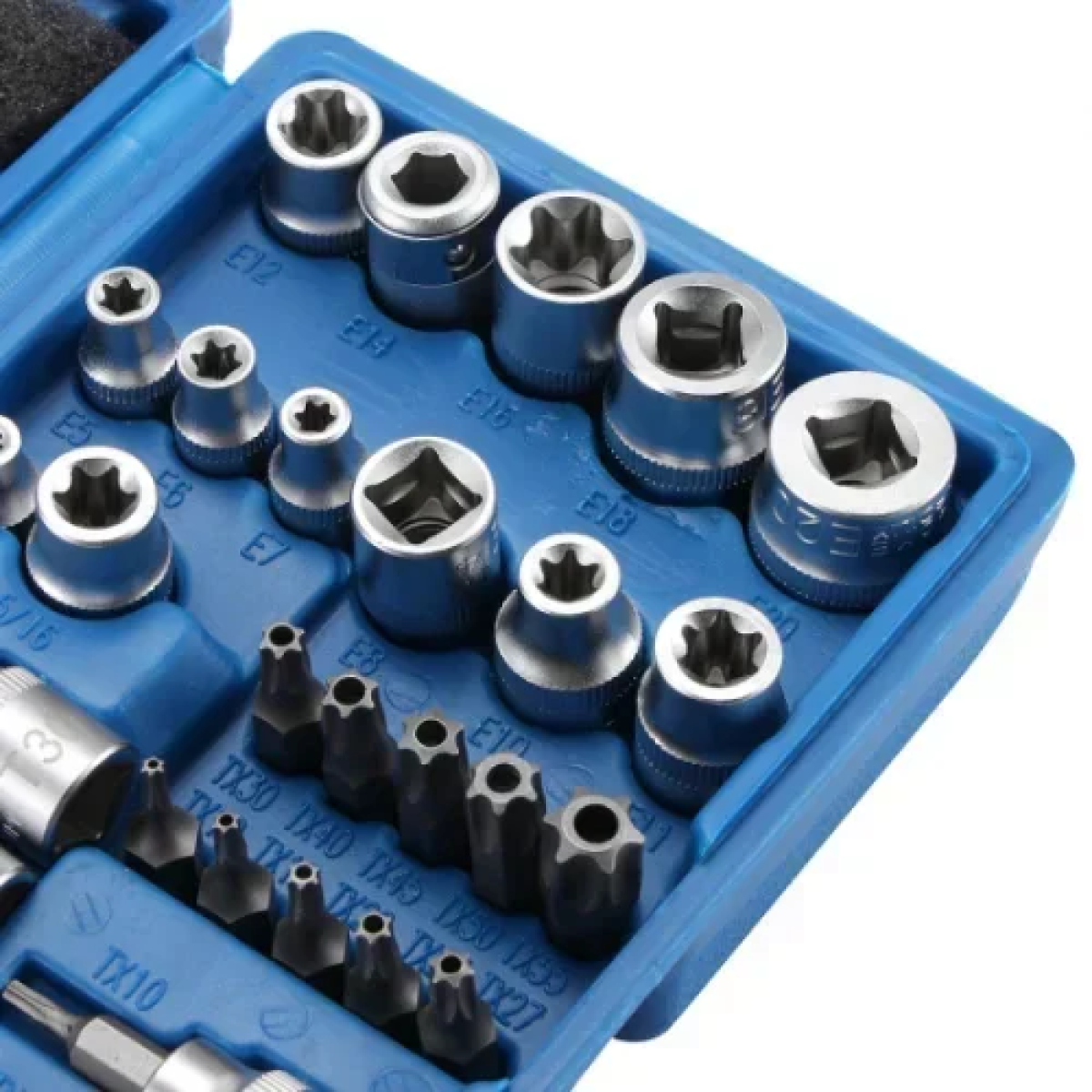 Σετ καρυδάκια Torx και μύτες CR-V 34 τμχ σε Κασετίνα